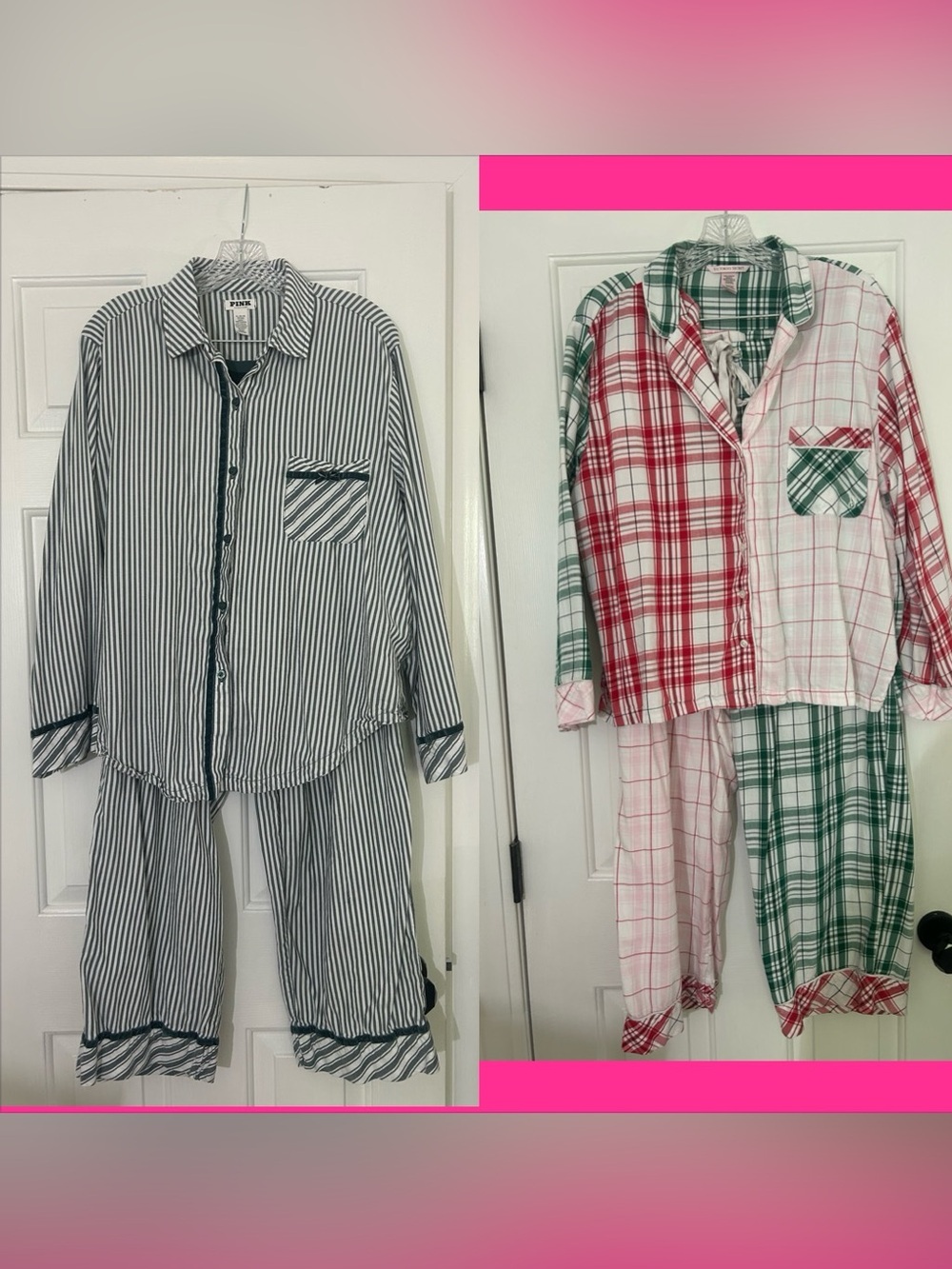 2 PAIRS Victoria’s Secret  Pajama- Like new